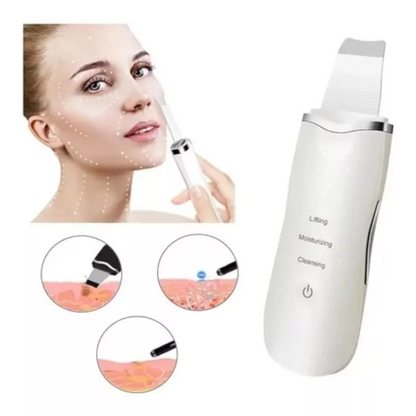 Espátula Facial Ultrasónica Exfoliante