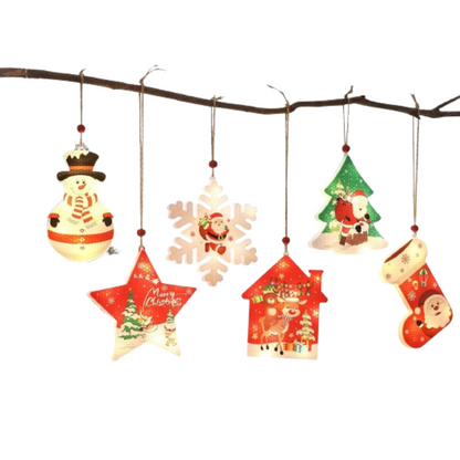 Paquete de 6 Luces Decorativas Navideñas