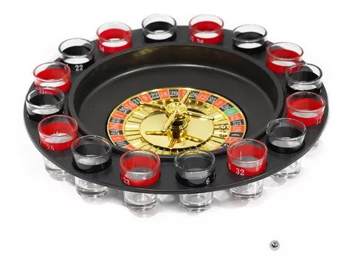 🟢Juego Ruleta Casino De Tragos Shot